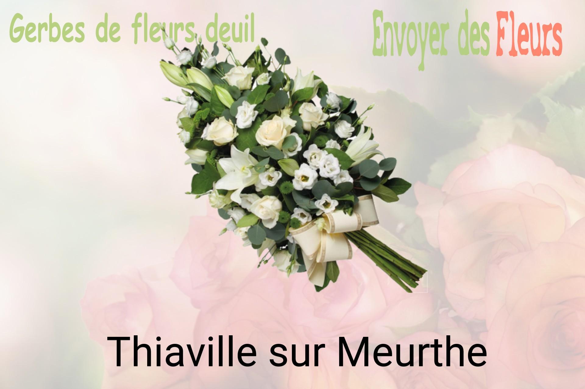 Gerbe de fleurs de deuil livrée à Thiaville-sur-Meurthe